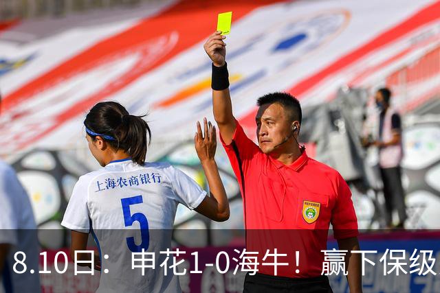8.10日：申花1-0海牛！赢下保级关键战，球员评分，一人完美二人优秀，国脚不及格